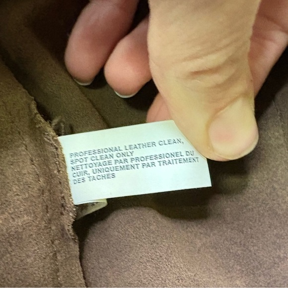 The Gap Women’s 1 Vintage Suede Leather Patchwork Snap Button Midi Skirt Brown - Picture 5 of 10